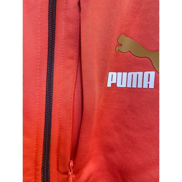 Puma Buy PUMA T7 Track Jacket Orange Men's Sz M NWOT # 70 - Picture 7 of 10